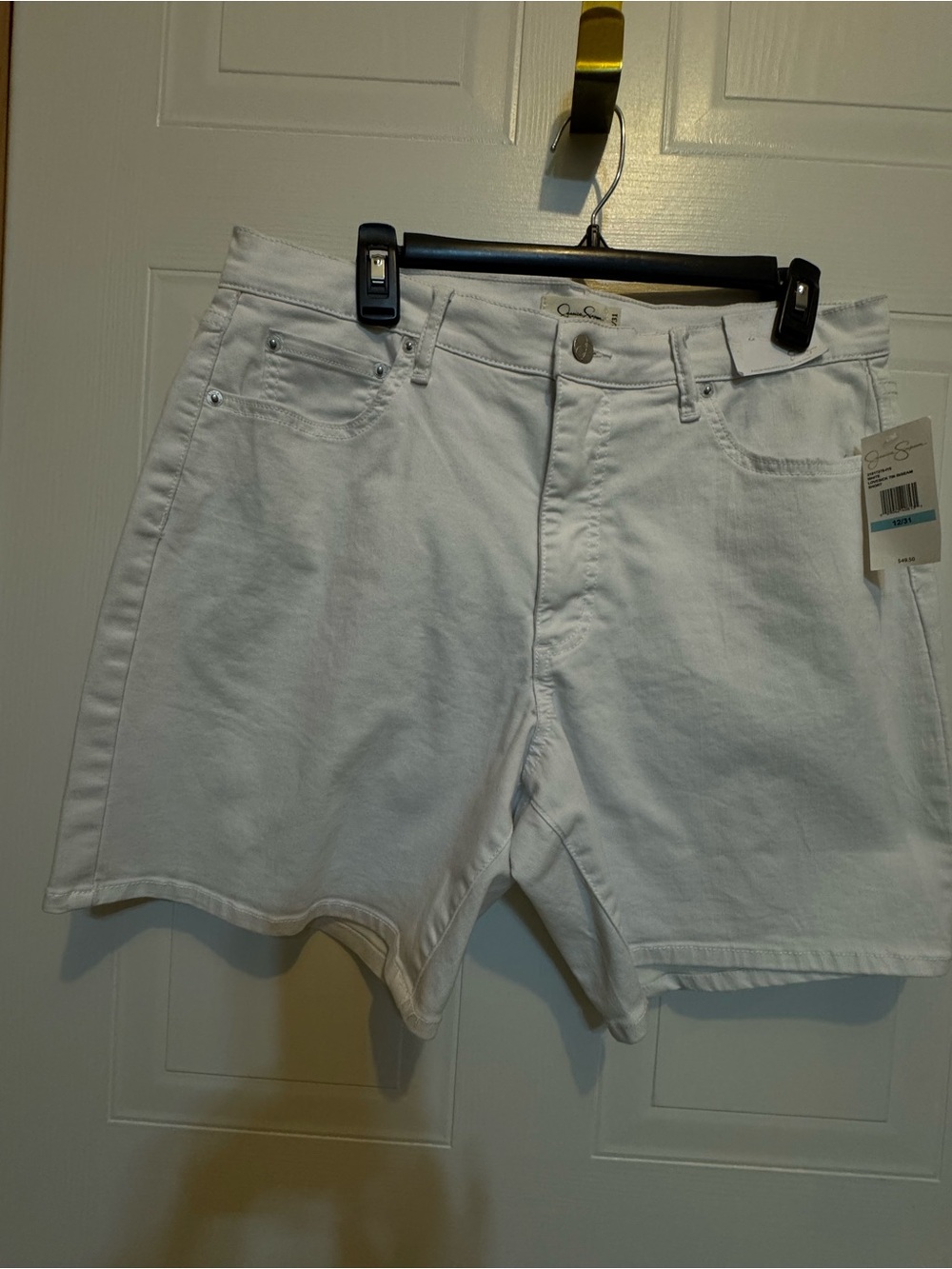 Jessica Simpson White High-Rise Denim Shorts NWT😊😊